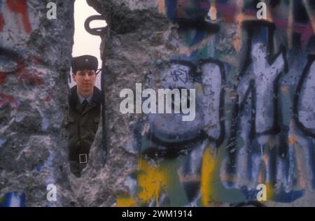 4065470 chute du mur de Berlin, Berlin Ouest, novembre 1989 (photo) ; © Marcello Mencarini. Tous droits réservés 2024. Banque D'Images