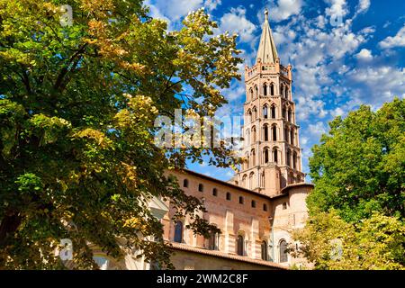 Basilique Saint Sernin. Toulouse. Haute Garonne. France. Banque D'Images