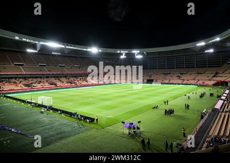 SÉVILLE - vue d'ensemble du stade lors de la demi-finale de l'UEFA Nations League entre l'Espagne et les pays-Bas à l'Estadio de la Cartuja le 23 février 2024 à Séville, Espagne. ANP GERRIT VAN COLOGNE Banque D'Images