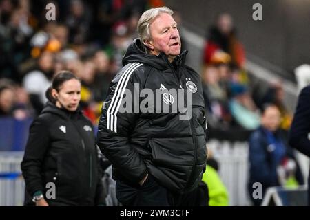 Horst HRUBESCH d'Allemagne lors de la demi-finale de l'UEFA Women's Nations League, match de football entre la France et l'Allemagne le 23 février 2024 au Groupama Stadium de Decines-Charpieu près de Lyon, France - photo Matthieu Mirville/DPPI crédit : DPPI Media/Alamy Live News Banque D'Images