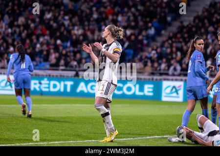 Lyon, France. 23 février 2024. #11 Alexandra Popp (Allemagne) en action lors du match de demi-finale de l'UEFA Nations League entre la France et l'Allemagne au Groupama Stadium de Lyon, France. (Pauline FIGUET/SPP) crédit : SPP Sport Press photo. /Alamy Live News Banque D'Images