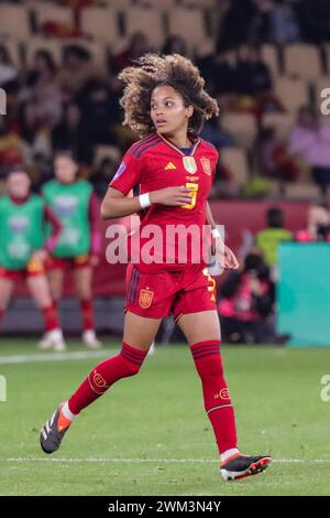 Séville, Espagne. 23 février 2024. Séville, Espagne, 23 février 2024 : lors du match de la Ligue des Nations féminines de l'UEFA entre l'Espagne et les pays-Bas à Estadio la Cartuja à Séville, Espagne. (Leiting Gao/SPP) crédit : photo de presse sportive SPP. /Alamy Live News Banque D'Images