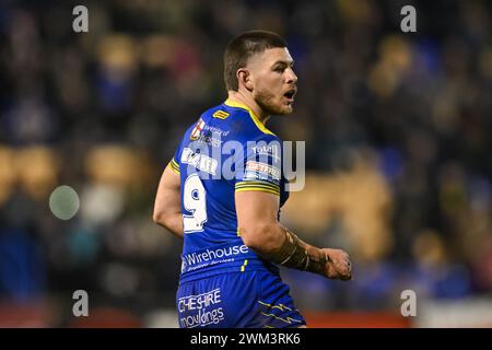 Danny Walker de Warrington Wolves lors du match de la Betfred Super League Round 2 Warrington Wolves vs Hull FC au stade Halliwell Jones, Warrington, Royaume-Uni, 23 février 2024 (photo de Craig Thomas/News images) Banque D'Images