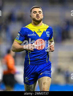 Warrington, Royaume-Uni. 23 février 2024. Danny Walker de Warrington Wolves, lors du match Betfred Super League Round 2 Warrington Wolves vs Hull FC au stade Halliwell Jones, Warrington, Royaume-Uni, 23 février 2024 (photo de Cody Froggatt/News images) à Warrington, Royaume-Uni le 23/02/2024. (Photo de Cody Froggatt/News images/Sipa USA) crédit : Sipa USA/Alamy Live News Banque D'Images