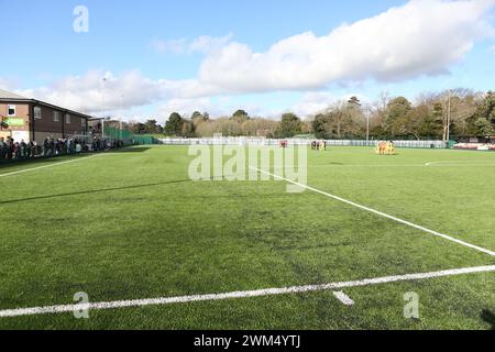 Nouveau terrain de football 4g, Oaklands Park, Chichester City FC Banque D'Images