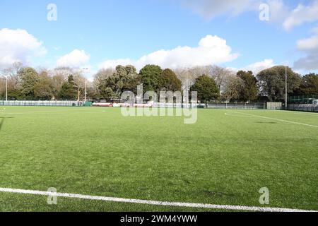 Nouveau terrain de football 4g, Oaklands Park, Chichester City FC Banque D'Images