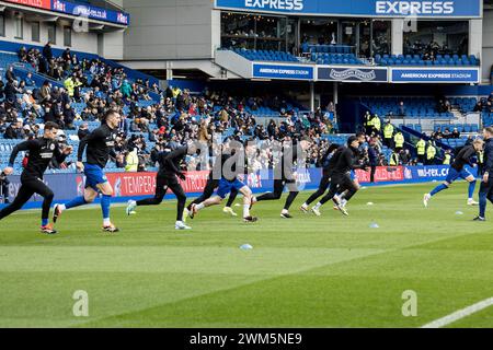 Brighton et Hove, Royaume-Uni. 24 février 2024. *** Lors du match de premier League entre Brighton et Hove Albion et Everton au American Express Community Stadium, Brighton et Hove, en Angleterre, le 24 février 2024. Photo de Steve Ball. Utilisation éditoriale uniquement, licence requise pour une utilisation commerciale. Aucune utilisation dans les Paris, les jeux ou les publications d'un club/ligue/joueur. Crédit : UK Sports pics Ltd/Alamy Live News Banque D'Images