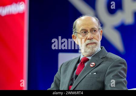 Maryland, États-Unis. 24 février 2024. Frank Gaffney à la Conférence d'action politique conservatrice (CPAC) 2024 à National Harbor, Maryland, États-Unis, le samedi 24 février, 2024. crédit : Annabelle Gordon /CNP /MediaPunch crédit : MediaPunch Inc/Alamy Live News Banque D'Images