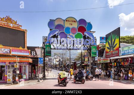 Bangla Road, Patong Beach, Phuket, Thaïlande Banque D'Images