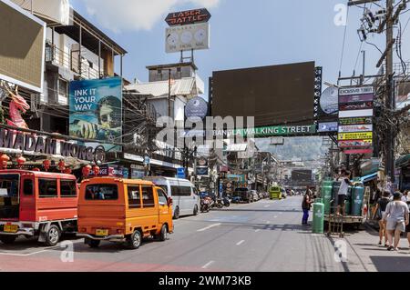 Bangla Road, Patong Beach, Phuket, Thaïlande Banque D'Images