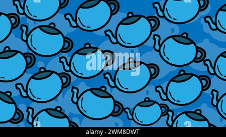 Symbole d'illustration d'art icône plate logo de concept de conception coloré de l'événement Offee Day Illustration de Vecteur