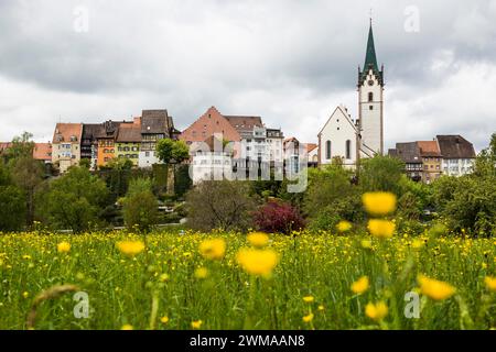 Vieille ville historique, Engen, Hegau, quartier de Constance, lac de Constance, Bade-Wuertemberg, Allemagne Banque D'Images