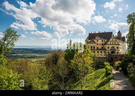 Château de Heiligenberg, château Renaissance, Heiligenberg, quartier du lac de Constance, Linzgau, lac de Constance, Bade-Wuerttemberg, Allemagne Banque D'Images