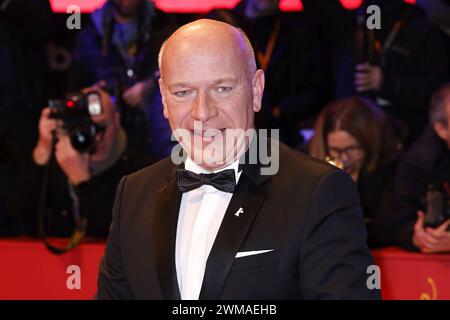 Kai Wegner, Berlins Buergermeister BEI der Ankunft zur Abschluss Feier am Berlinale Palast der 74. Internationale Filmfestspiele Berlinale AM 24.02.2024 à Berlin Berlinale 2024- Abschluss Feier / soirée de clôture *** Kai Wegner, maire de Berlin arrivée à la cérémonie de clôture au Berlinale Palast der 74 Berlinale International film Festival le 24 février 2024 à Berlin Berlinale 2024 soirée de clôture Banque D'Images