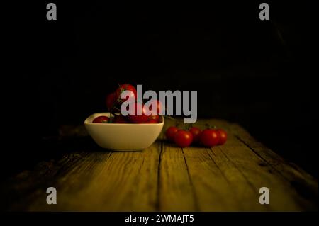 Pomodoro di Pachino : belle tomate italienne fraîche Banque D'Images