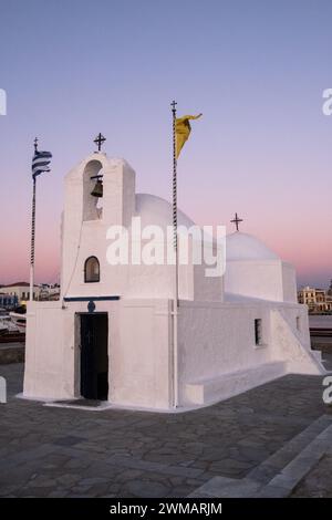 Grèce, Golfe Saronique, Western Sporades, Aegina sur 2023-01-13. L'île d'Egine dans le golfe Saronique, une ville athénienne au coeur de la mer Égée se Banque D'Images