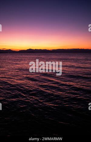 Grèce, Golfe Saronique, Western Sporades, Aegina sur 2023-01-13. L'île d'Egine dans le golfe Saronique, une ville athénienne au coeur de la mer Égée se Banque D'Images