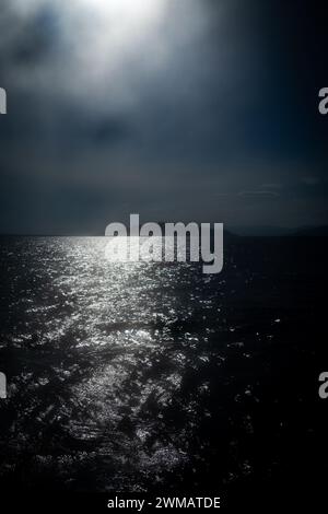 Grèce, Golfe Saronique, Western Sporades, Aegina sur 2023-01-13. L'île d'Egine dans le golfe Saronique, une ville athénienne au coeur de la mer Égée se Banque D'Images