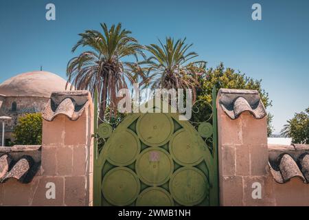 Portes du jardin dans la mosquée Banque D'Images