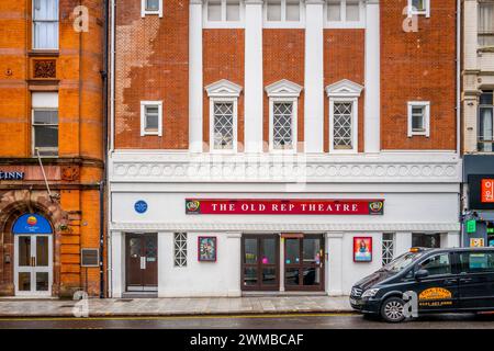 Le Old Rep Theatre, connu à l'origine sous le nom de Birmingham Repertory Theatre dans la ville de Birmingham. Banque D'Images