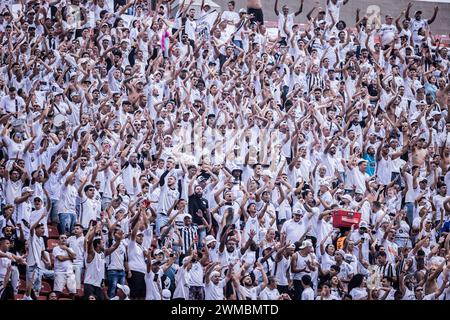 Sao Paulo, Brésil. 25 février 2024. SP - SAO PAULO - 02/25/2024 - PAULISTA 2024, SANTOS (photo Abner Dourado/AGIF/Sipa USA) crédit : Sipa USA/Alamy Live News Banque D'Images