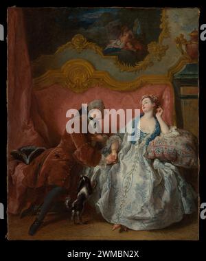 La Déclaration d'amour Jean François de Troy ca. 1724 Banque D'Images