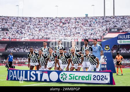 Sao Paulo, Brésil. 25 février 2024. SP - SAO PAULO - 02/25/2024 - PAULISTA 2024, SANTOS (photo Abner Dourado/AGIF/Sipa USA) crédit : Sipa USA/Alamy Live News Banque D'Images