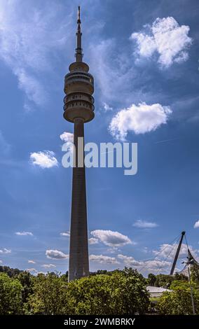 Bavière site olympique Munich Banque D'Images