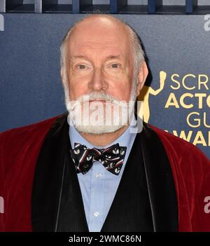 Los Angeles, États-Unis. 25 février 2024. Simon Jones assiste à la 30e cérémonie annuelle des Screen Actors Guild Awards au Shrine Auditorium and Expo Hall le 24 février 2024 à Los Angeles, en Californie. Photo C Flanigan/imageSPACE crédit : Imagespace/Alamy Live News Banque D'Images