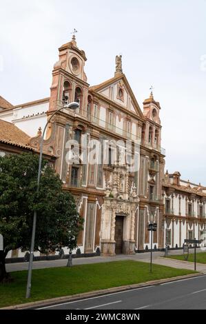 Le Palacio de la Merced (Palais de la Miséricorde) est un ancien couvent baroque du XVIIIe siècle, aujourd'hui le gouvernement provincial de Cordoue, et un service sovra-municipal Banque D'Images