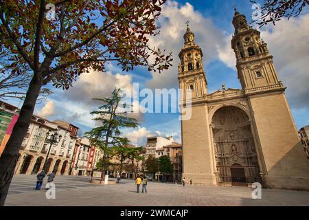 Hôtel de Santa Maria la Redonda, Plaza del Mercado, Logroño, la Rioja, Espagne, Europe Banque D'Images