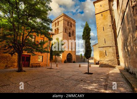 Torre Abacial, Laguardia, Rioja Alavesa, Araba, pays basque, Espagne, Europe Banque D'Images