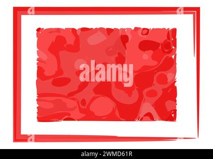 Arrière-plan rouge. Fond lumineux coloré. Toile de fond géométrique abstraite. Conception géométrique pour les présentations commerciales ou modèle Web. Banque D'Images