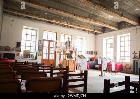 Christlich orthodoxe Kirche im Weltkulturerbe Berat, albanais Banque D'Images