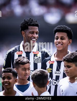 Sao Paulo, Brésil. 25 février 2024. SP - SAO PAULO - 02/25/2024 - PAULISTA 2024, SANTOS (photo Abner Dourado/AGIF/Sipa USA) crédit : Sipa USA/Alamy Live News Banque D'Images