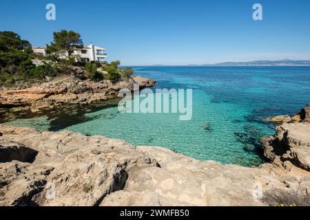 Fort de Calo, - Calo de la Reina -, Llucmajor, Majorque, Iles Baléares, Espagne Banque D'Images