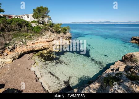 Fort de Calo, - Calo de la Reina -, Llucmajor, Majorque, Iles Baléares, Espagne Banque D'Images