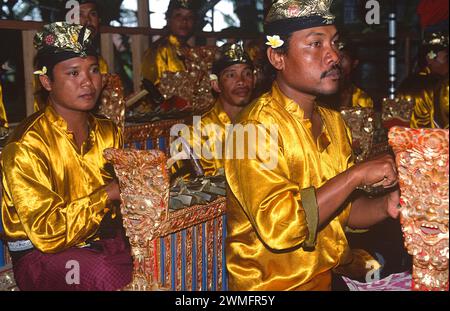 Gamelan balinais.Bali, Indonésie. Banque D'Images