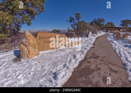 Sentier Bright Angel au Grand Canyon Banque D'Images