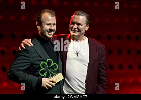 Anvers, Belgique. 26 février 2024. Nils Proost, Chef du Restaurant Neon photographié lors de la présentation de la nouvelle édition du guide Michelin 2024 des restaurants et hôtels pour la Belgique et le Luxembourg, à Anvers, lundi 26 février 2024. BELGA PHOTO DIRK WAEM crédit : Belga News Agency/Alamy Live News Banque D'Images