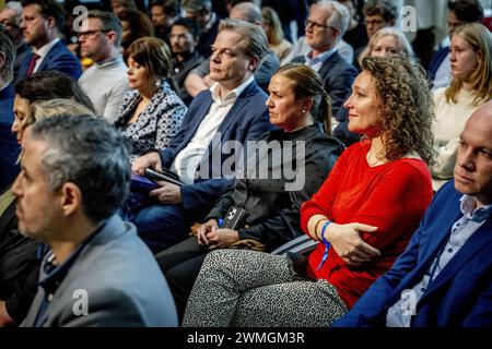 La Haye, pays-Bas. 26 février 2024. LA HAYE - Pieter Omtzigt, lors de la présentation du rapport de la Commission parlementaire. La Chambre des représentants espère mieux comprendre comment les choses pourraient mal tourner, par exemple dans le scandale des allocations familiales. ANP ROBIN UTRECHT netherlands Out - belgique Out Credit : ANP/Alamy Live News Banque D'Images