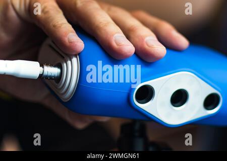 scanner 3d pour capturer des objets tridimensionnels en détail pour l'impression 3d. Banque D'Images