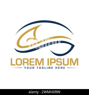 Logo Fish. Design de logo de poisson créatif et professionnel. Illustration de Vecteur