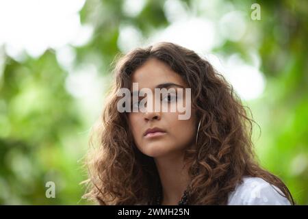 Portrait d'une jeune femme vénézuélienne Banque D'Images