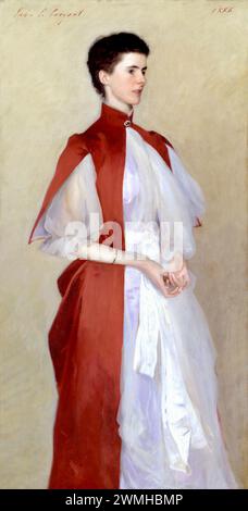 John Singer Sargent Portrait de Mme Robert Harrison - 1886 Banque D'Images