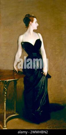 John Singer Sargent Portrait de Madame X - 1884 Banque D'Images