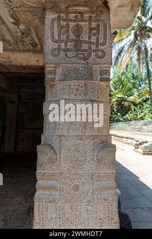 L'ancien temple Jain dans le Sultan Bathery Wayanad Kerala Inde Banque D'Images