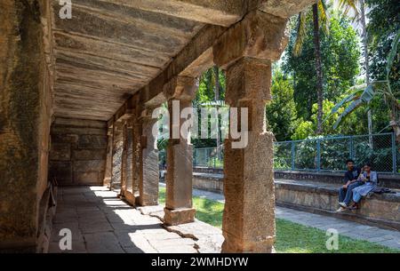 L'ancien temple Jain dans le Sultan Bathery Wayanad Kerala Inde Banque D'Images