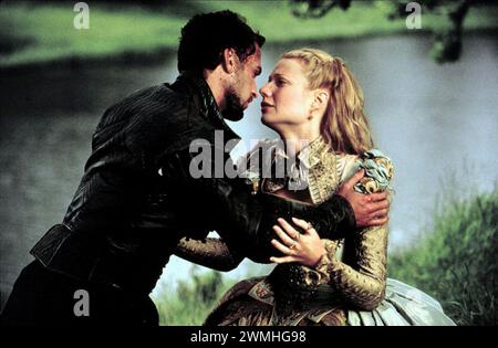 Shakespeare en amour Joseph Fiennes & Gwyneth Paltrow Banque D'Images