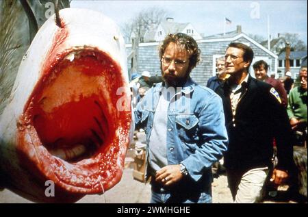 JAWS Richard Dreyfuss & Roy Scheider Banque D'Images